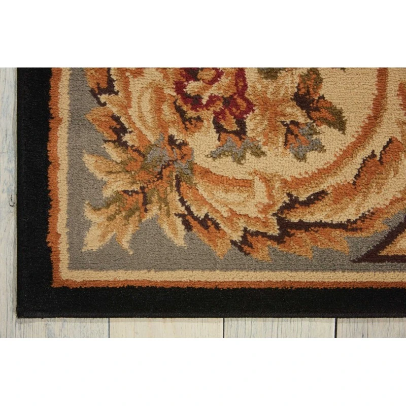 Nourison Paramount Black PAR37 3ft.11in. x 5ft.10in. Rect. Rug