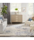 Nourison Passion Area Rug PSN17 Ivory Grey Blue