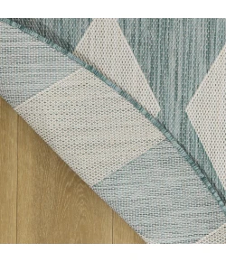 Nourison Positano Aqua POS04 4ft. Round Rug