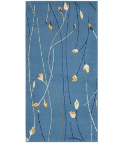 Nourison Home Grafix GRF15 Light Blue 2 ft. X 4 ft. Area Rug