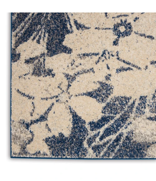 Nourison Tranquil Area Rug TRA08-Beige/Navy