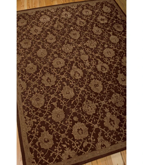 Nourison Home Regal Brown REG05 7ft.9in. x 9ft.9in. Rect. Rug