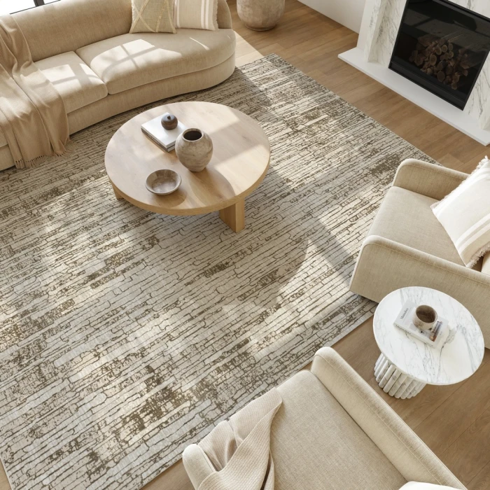 Nourison Soft Structure Mocha SOF03 5ft.3in. x 7ft.3in. Rect. Rug