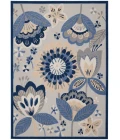 Nourison Aloha Area Rug ALH25-Blue/Grey