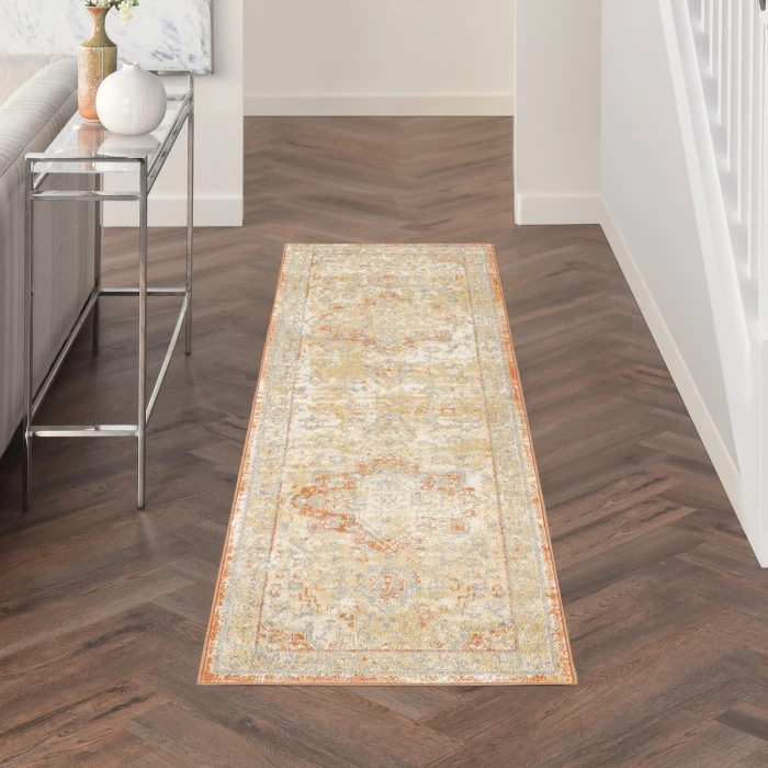 Nourison Nourison Essentials Persian Beige Rust NRE07 8 ft. Rect. Rug
