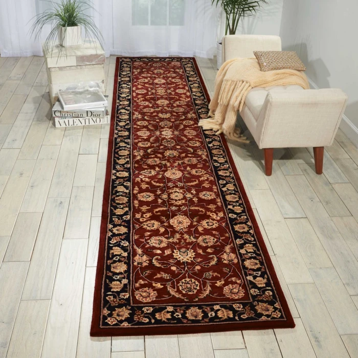 Nourison 2000 Runner Area Rug 2002-Burgundy