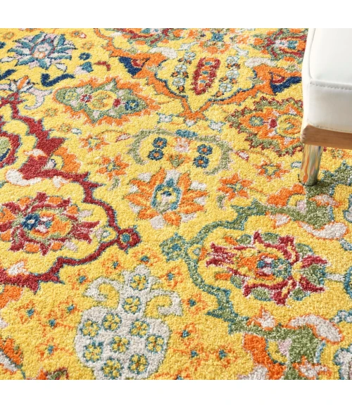 Nourison Allur Area Rug ALR03-Yellow Multicolor