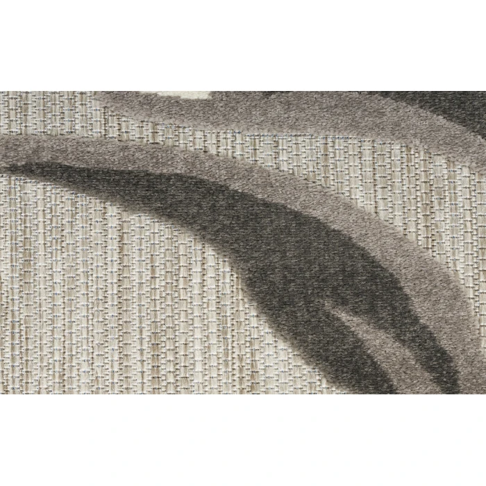 Nourison Aloha Beige ALH33 5 ft. 3 in. Round Rug