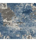 Nourison Rustic Textures Area Rug RUS08-Grey/Blue