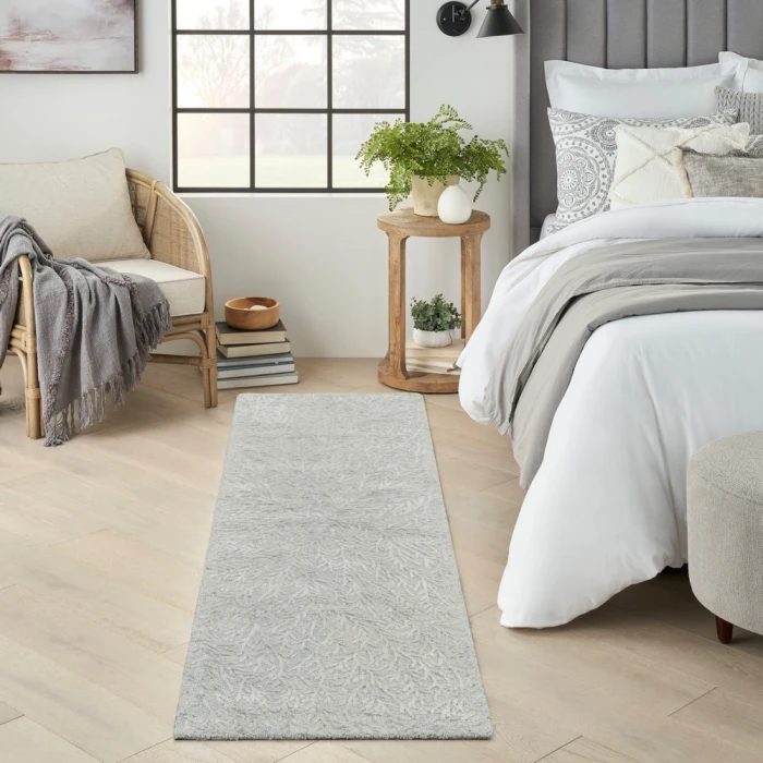 Michael Amini Ma30 Star Area Rug SMR03 Light Blue