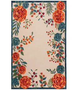 Nourison Home Aloha ALH32 Ivory Multicolor 10 ft. X 14 ft. Area Rug