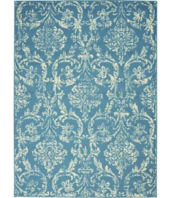 Nourison Home Jubilant JUB09 Blue 5 ft. 3 in. X 7 ft. 3 in. Area Rug