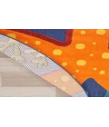 Nourison Aloha Navy Multicolor ALH24 5 ft. 3 in. Round Rug