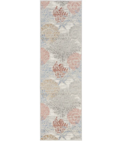 Nourison Seaside Multicolor SDS04 8 ft. Rect. Rug