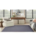 Nourison Washable Essentials Navy WAE01 5 ft. 3 in. X 7 ft. 3 in. Rectangle Rug