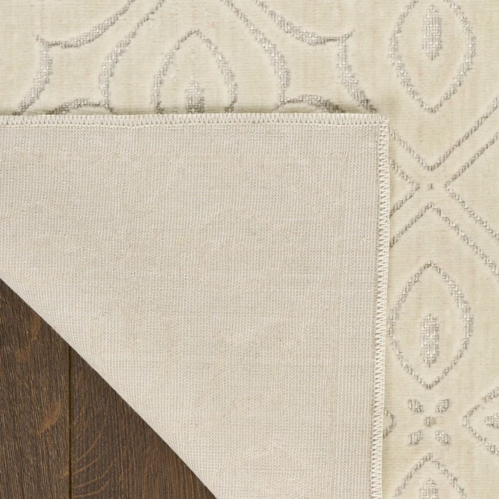 Nourison Home Washable Charm Cream / Ivory WCH03 2ft. x 3ft. Rect. Rug
