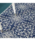 Nourison Jubilant Area Rug JUB06 Navy/Ivory