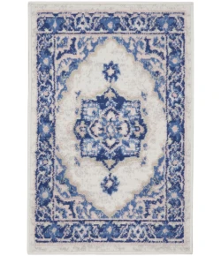Nourison Home Whimsicle WHS03 Ivory Blue 2 ft. X 3 ft. Area Rug