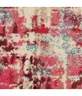 Nourison Celestial Round Area Rug CES13-Pink/Multicolor