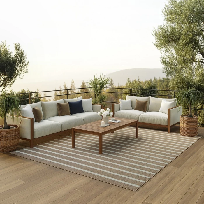 Nourison Positano Jute Ivory POS03 12ft. x 15ft. Rect. Rug