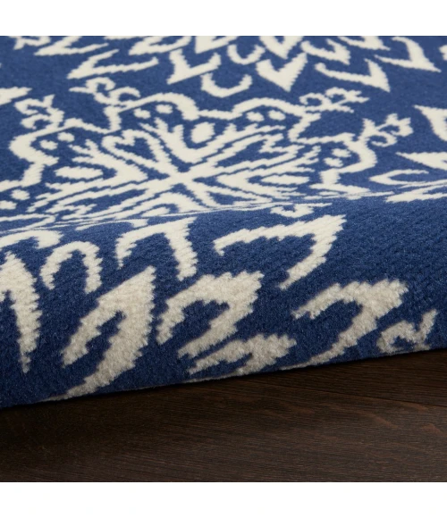 Nourison Jubilant Runner Area Rug JUB06-Navy/Ivory