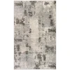 Nourison Home Serenity Home SRH06 Ivory Grey 3 ft. 11 in. X 5 ft. 11 in. Area Rug