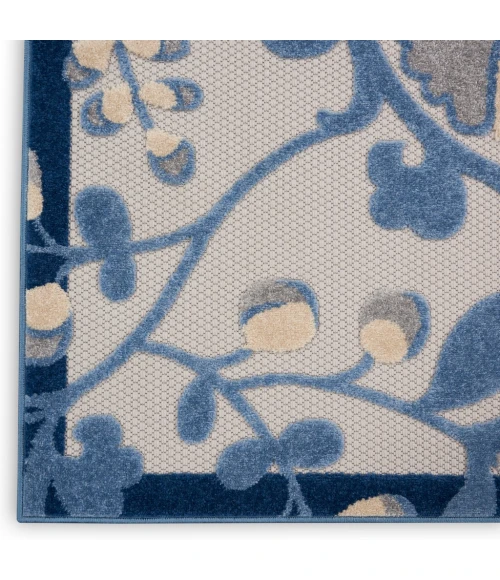 Nourison Aloha Area Rug ALH17-Blue/Grey