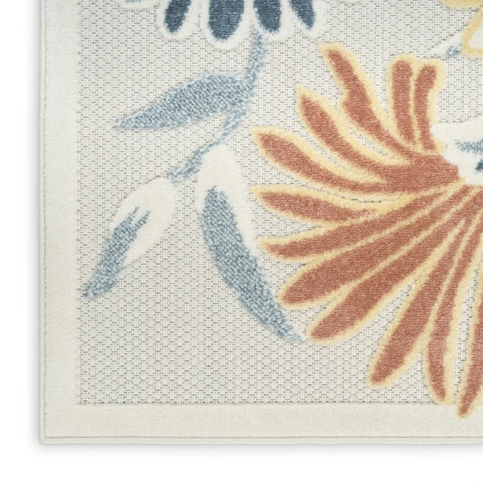 Nourison Aloha Ivory Rose ALH33 7 ft. 10 in. X 10 ft. 6 in. Rect. Rug