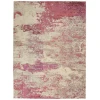 Nourison Home Celestial CES02 Ivory Pink 6 ft. 7 in. X 9 ft. 7 in. Area Rug