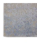 Nourison Silk Shadows Grey Blue SHA18 2 ft. X 3 ft. Rect. Rug
