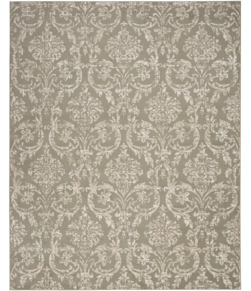 Nourison Jubilant Olive JUB09 10 ft. X 14 ft. Rect. Rug