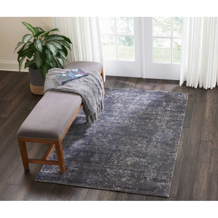 Nourison Home Lucent Grey LCN04 3ft.9in. x 5ft.9in. Rect. Rug