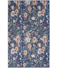 Nourison Nourison Washables Navy Multicolor NWB01 6 ft. X 9 ft. Rectangle Rug