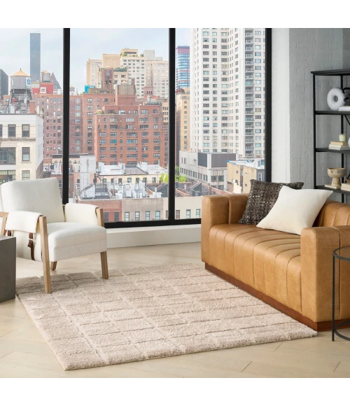 DKNY West End Ave Beige WTE01 4 ft. X 6 ft. Rect. Rug