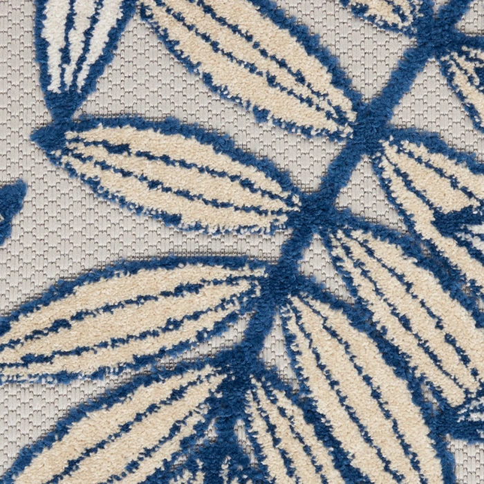 Nourison Aloha Area Rug ALH18-Ivory/Navy