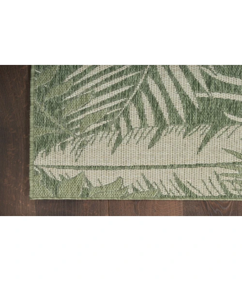 Nourison Garden Oasis Green Ivory GOA02 4 ft. X 6 ft. Rectangle Rug