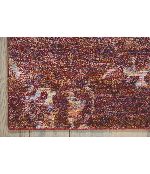 Nourison Home Silk Shadows Red SHA10 5ft.6in. x 7ft.5in. Rect. Rug
