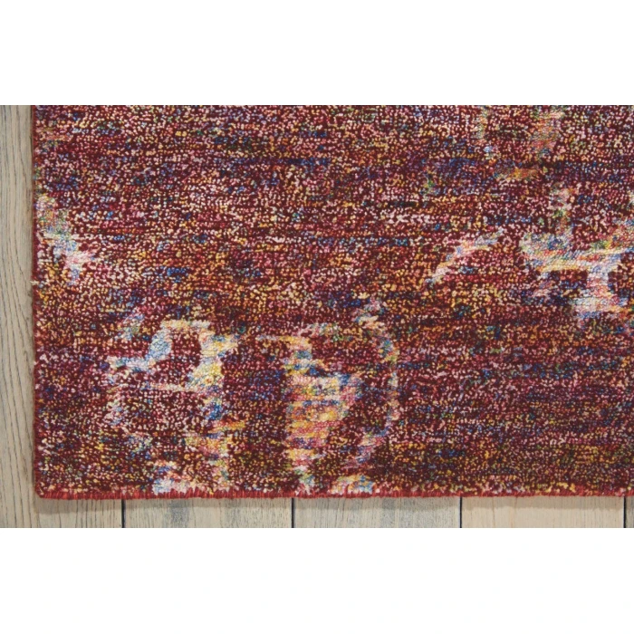Nourison Home Silk Shadows Red SHA10 5ft.6in. x 7ft.5in. Rect. Rug