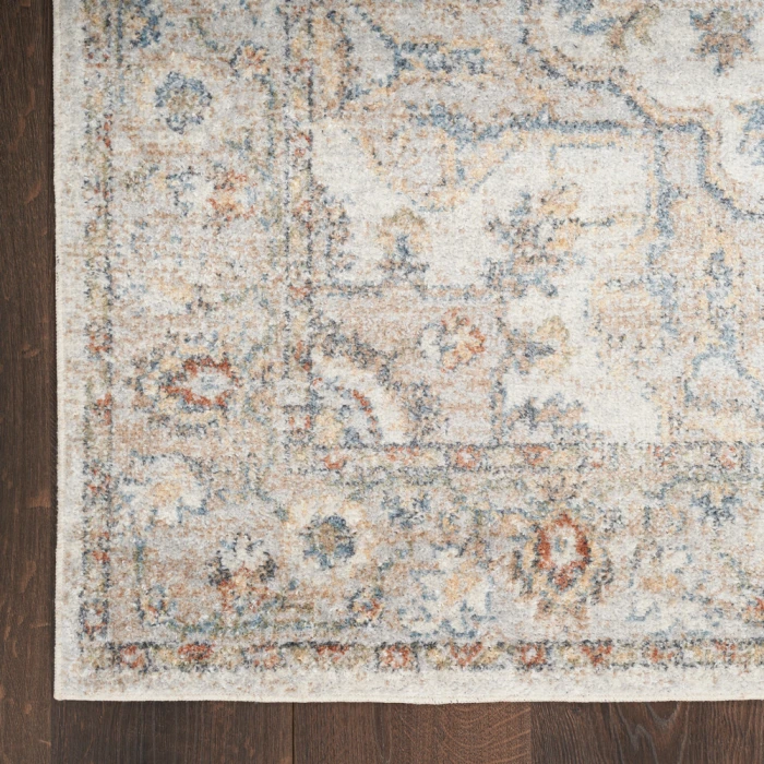 Nourison Astra Machine Washable Area Rug ASW12 Grey/Multi
