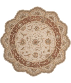 Nourison Home Heritage Hall Brown HE27 8ft. x Freeform Free Form Rug