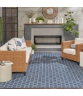 Nourison Twist Reversible Blue TWS01 9 ft. X 12 ft. Rect. Rug