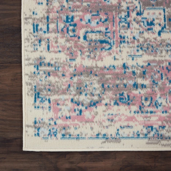 Nourison Grafix Area Rug GRF14-Ivory/Pink