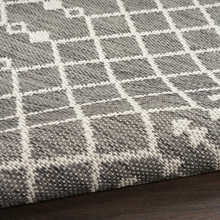 Nourison Positano Charcoal POS02 2ft.2in. x 8ft. Rect. Rug
