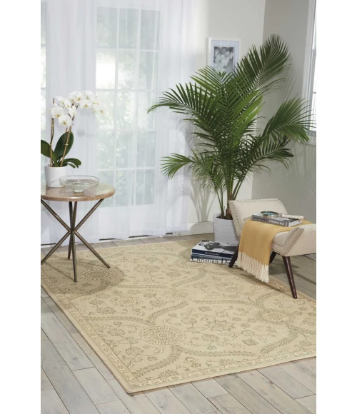 Nourison Luminance Area Rug LUM04-Cream/Mint