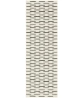 Nourison Home Nordic Ivory Black NRC12 2 ft. X 6 ft. Rectangle Rug