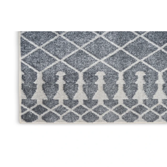 Nourison Astra Machine Washable Denim ASW10 5 ft. 3 in. X 7 ft. Rectangle Rug