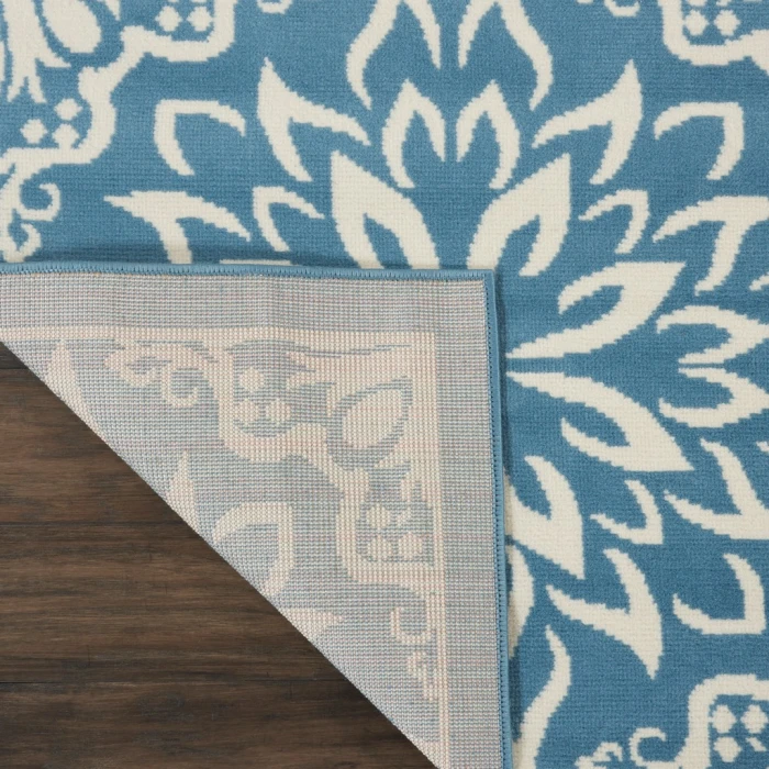 Nourison Jubilant Area Rug JUB06-Ivory/Blue
