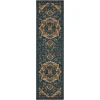 Nourison Home Nourison 2020 NR206 Teal 2 ft. 3 in. X 8 ft. Area Rug