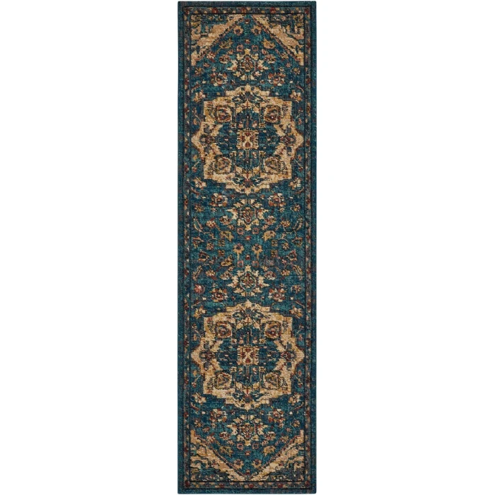 Nourison 2020 Runner Area Rug NR206-Teal