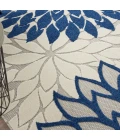 Nourison Aloha Area Rug ALH05-Ivory/Navy